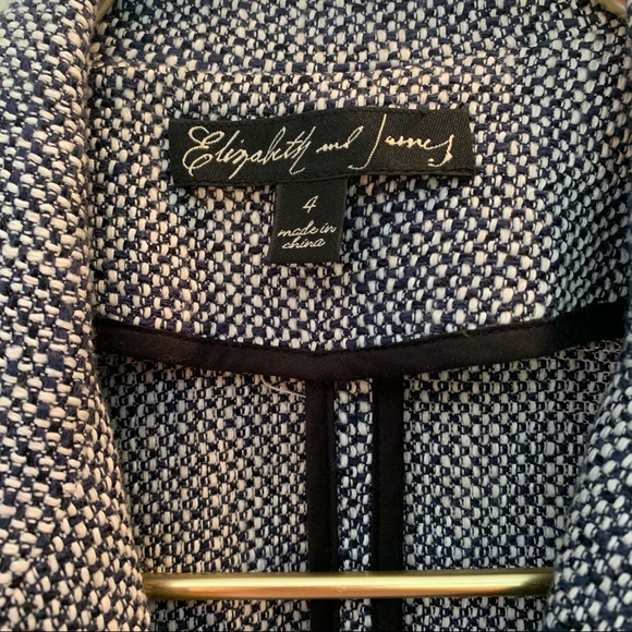 Elizabeth & James tweed longline 3/4 sleeve blazer - Picture 13 of 16